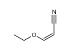 (Z)-3-ethoxyacrylonitrile结构式