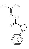 1-benzyl-N-(propan-2-ylideneamino)azetidine-2-carboxamide Structure