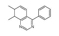 7,8-dimethyl-4-phenyl-7,8-dihydroquinazoline Structure