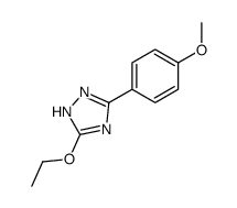 3-ethoxy-5-(4-methoxyphenyl)-1H-1,2,4-triazole结构式