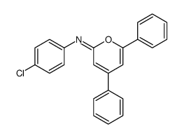 N-(4-chlorophenyl)-4,6-diphenylpyran-2-imine结构式