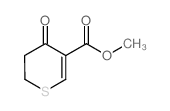 methyl 4-oxo-5,6-dihydrothiopyran-3-carboxylate结构式