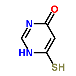 6-巯基-4(1H)-嘧啶酮结构式