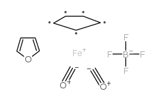 环戊二烯基二羰基(四氢呋喃)四氟硼酸铁(II)结构式