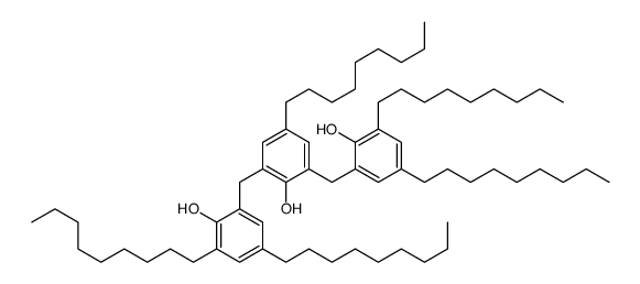 alpha,alpha'-bis(2-hydroxy-3,5-dinonylphenyl)-4-nonyl-2,6-xylenol结构式