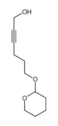 6-(oxan-2-yloxy)hex-2-yn-1-ol结构式