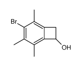 3-bromo-2,4,5-trimethylbicyclo[4.2.0]octa-1(6),2,4-trien-7-ol结构式