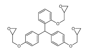 2,2'-[[o-(oxiranylmethoxy)benzylidene]bis(p-phenyleneoxymethylene)]bisoxirane Structure