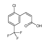 3-(2-氯-5-(三氟甲基)苯基)丙烯酸结构式