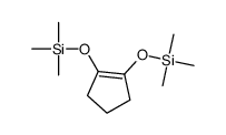 trimethyl-(2-trimethylsilyloxycyclopenten-1-yl)oxysilane Structure