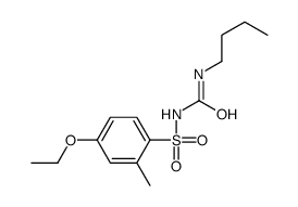 1-butyl-3-(4-ethoxy-2-methylphenyl)sulfonylurea结构式