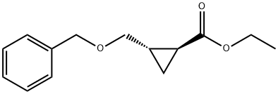 (1S,2S)-2-((苄氧基)甲基)环丙烷-1-羧酸乙酯结构式