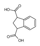 2,3-dihydro-1H-indene-1,3-dicarboxylic acid Structure