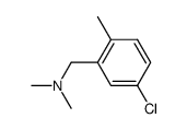 Dimethyl-(5-chlor-2-methyl-benzyl)-amin结构式
