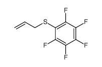 pentafluorophenyl-prop-2-enyl thioether Structure