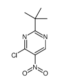 2-(tert-Butyl)-4-chloro-5-nitropyrimidine Structure