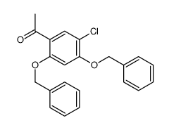 1-(2,4-双(苄氧基)-5-氯苯基)乙酮结构式