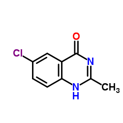 6-Chloro-2-methylquinazolin-4(3H)-one Structure