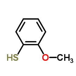 邻甲氧基苯硫酚结构式
