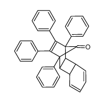 endo-anti-1,10,11,12-tetraphenyltetracyclo[8,2,1,02,903,8]trideca-4,6-11-trien-13-one结构式