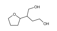 2-(1-hydroxymethyl-3-hydroxypropyl)tetrahydrofuran结构式