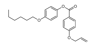 (4-hexoxyphenyl) 4-prop-2-enoxybenzoate结构式
