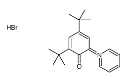 2,4-ditert-butyl-6-pyridin-1-ium-1-ylphenol,bromide Structure