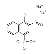 4-hydroxy-3-nitroso-naphthalene-1-sulfonic acid结构式