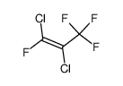 (E)-1,2-dichloro-1,3,3,3-tetrafluoro-propene结构式