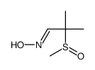 (NE)-N-(2-methyl-2-methylsulfinylpropylidene)hydroxylamine结构式