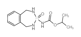 propan-2-yl N-(4-oxo-3,5-diaza-4$l^C12H18N3O3P-phosphabicyclo[5.4.0]undeca-7,9,11-trien-4-yl)carbamate结构式