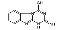 2-氨基-1,3,5-噻嗪并[1,2-a]苯并咪唑-4(3H)-硫酮结构式