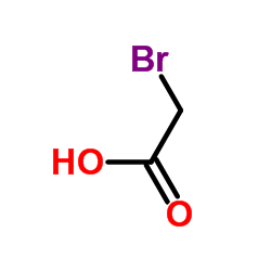 Bromoacetic acid structure