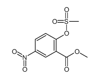 methyl 2-[(methylsulphonyl)oxy]-5-nitrobenzoate Structure
