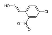 4-chloro-2-nitro-benzaldehyde-oxime结构式