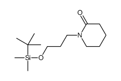 1-[3-[tert-butyl(dimethyl)silyl]oxypropyl]piperidin-2-one Structure