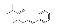2,4-dimethyl-7-phenylhept-6-en-3-one Structure