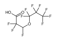 2,2,3-trifluoro-3-(1,1,2,2,3,3,3-heptafluoropropoxy)propanoic acid Structure