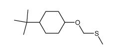 (((4-(tert-butyl)cyclohexyl)oxy)methyl)(methyl)sulfane Structure