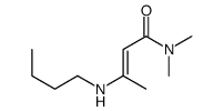 3-(butylamino)-N,N-dimethylbut-2-enamide structure
