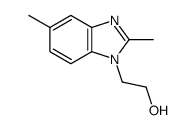 2-(2,5-dimethylbenzimidazol-1-yl)ethanol Structure