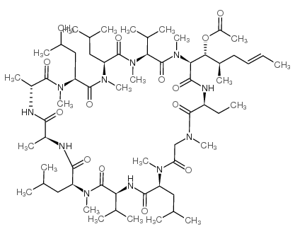 Cyclosporin A Acetate Structure