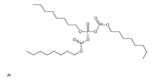 aluminum,octoxy-[octoxy-[octoxy(oxo)phosphaniumyl]oxyphosphoryl]oxy-oxophosphanium Structure