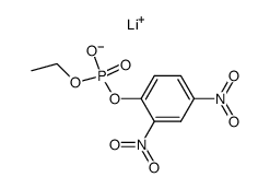 2,4-dinitrophenyl ethyl phosphate lithium salt Structure