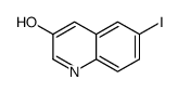 6-碘喹啉-3-醇结构式
