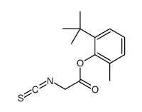 (2-tert-butyl-6-methylphenyl) 2-isothiocyanatoacetate Structure