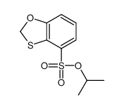 propan-2-yl 1,3-benzoxathiole-4-sulfonate Structure