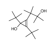 1,3-di-tert-butyl-2-(2-hydroxy-1,1,2-trimethylpropyl)-2-cyclopropen-1-ol结构式