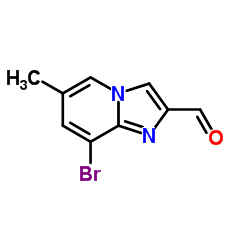 8-Bromo-6-methylimidazo[1,2-a]pyridine-2-carbaldehyde Structure