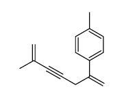 1-methyl-4-(6-methylhepta-1,6-dien-4-yn-2-yl)benzene Structure